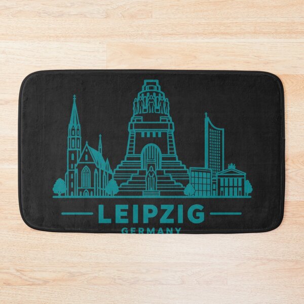 Item preview, Leipzig Germany Line Art Skyline Poster designed and sold by CMYKStudio.