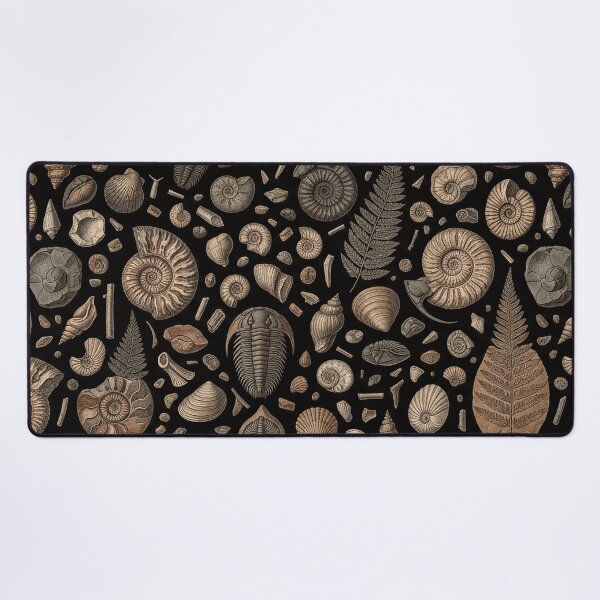 Item preview, Vintage Ammonite Fossil Pattern designed and sold by SassyArtistry.