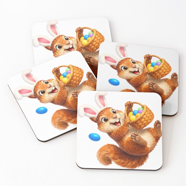 Item preview, Red Squirrel Easter Bunny designed and sold by Sillytoe.