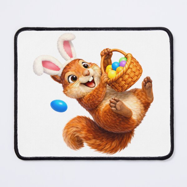 Item preview, Red Squirrel Easter Bunny designed and sold by Sillytoe.