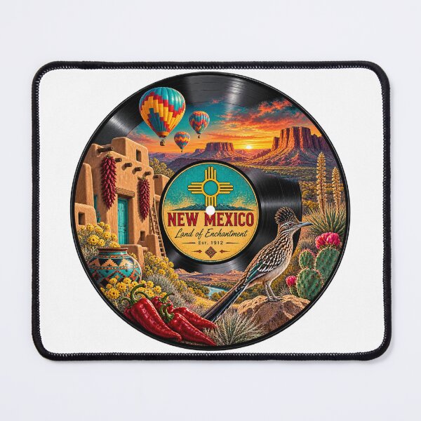 Item preview, New Mexico Vinyl Record designed and sold by Whimspired By Paxx.