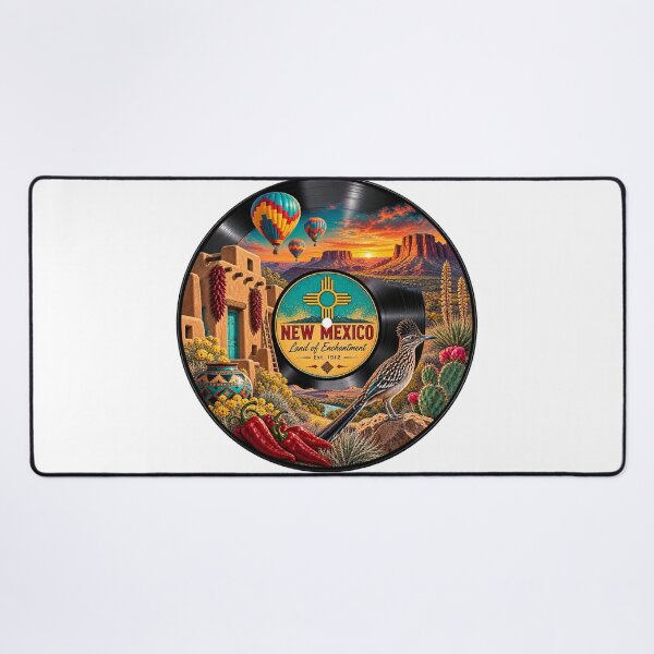 Item preview, New Mexico Vinyl Record designed and sold by Whimspired By Paxx.