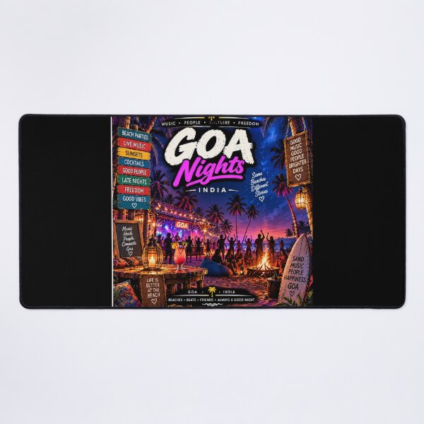 Item preview, Goa Nights — Same Beaches Different Stories designed and sold by Goanheartprints.