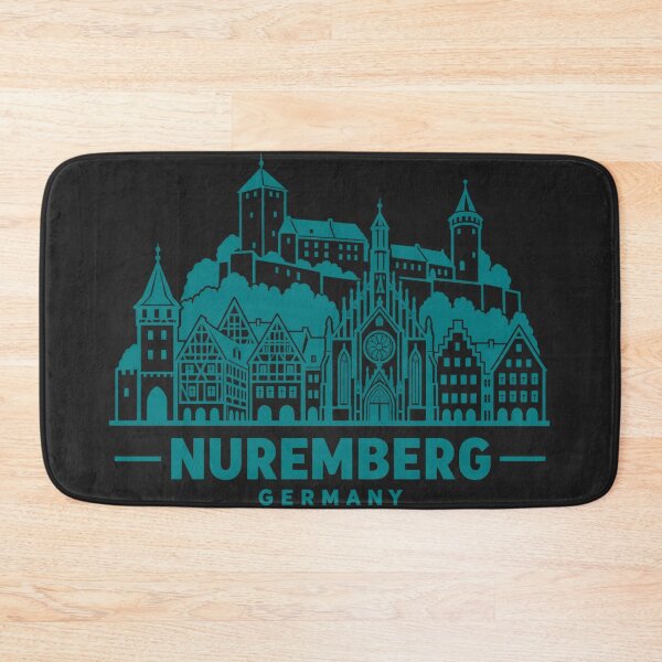 Item preview, Nuremberg Germany Line Art Skyline Poster designed and sold by CMYKStudio.