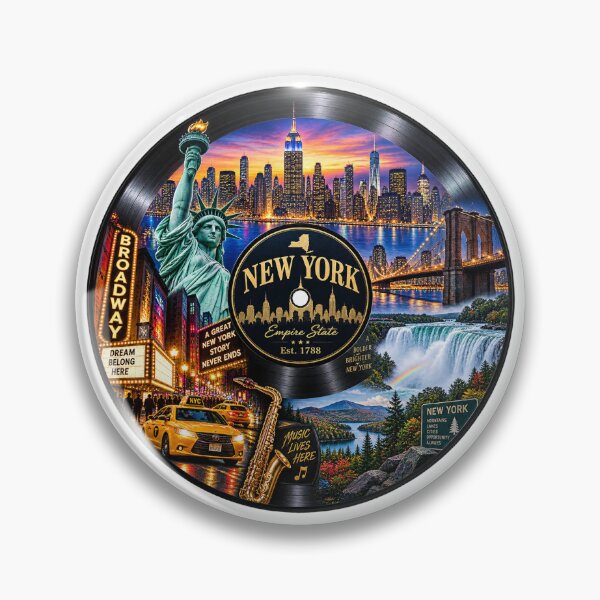 Item preview, New York Vinyl Record designed and sold by Whimspired By Paxx.