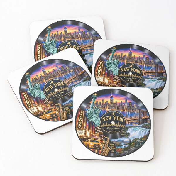 Item preview, New York Vinyl Record designed and sold by Whimspired By Paxx.