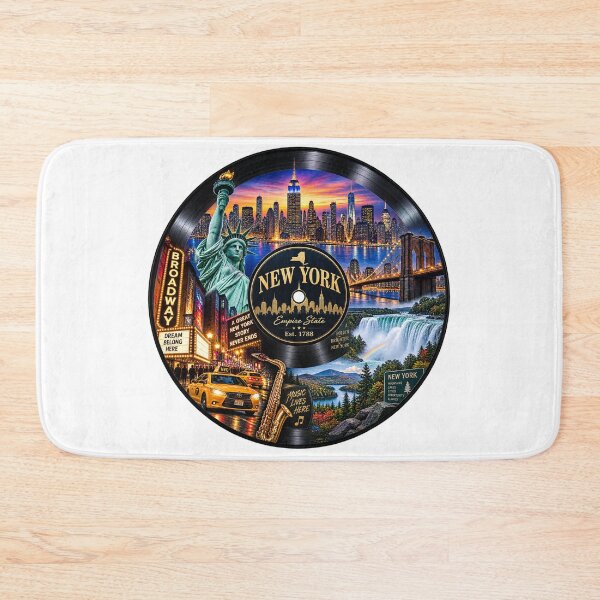 Item preview, New York Vinyl Record designed and sold by Whimspired By Paxx.