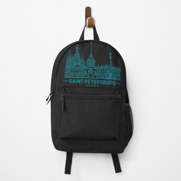 Item preview, Saint Petersburg Russia Line Art Skyline Poster designed and sold by CMYKStudio.