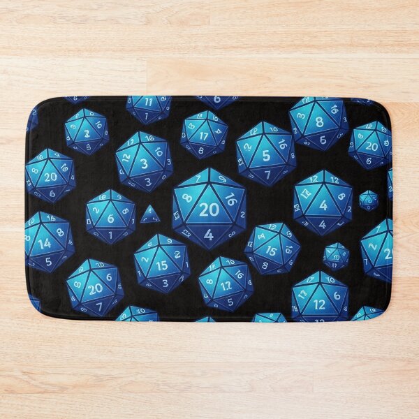 Item preview, Blue D20 Dice Pattern designed and sold by SassyArtistry.