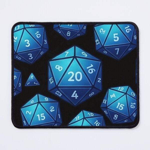Item preview, Blue D20 Dice Pattern designed and sold by SassyArtistry.
