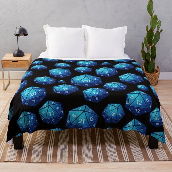 Item preview, Blue D20 Dice Pattern designed and sold by SassyArtistry.