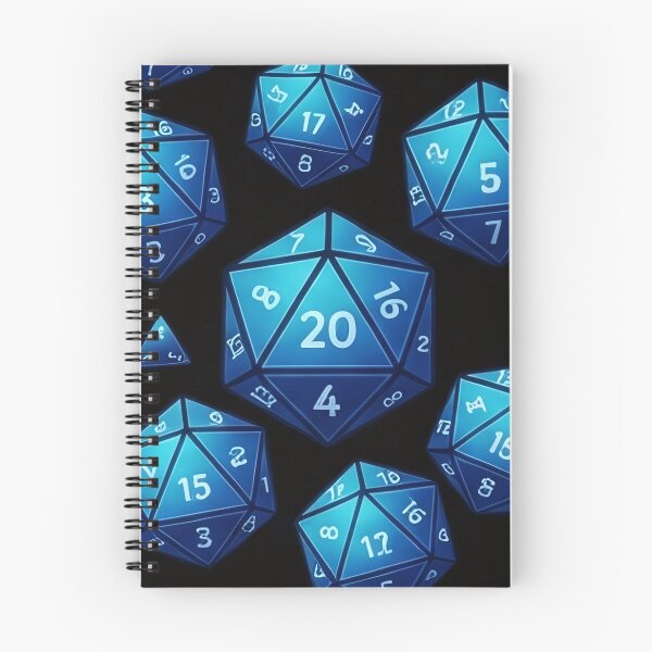 Item preview, Blue D20 Dice Pattern designed and sold by SassyArtistry.