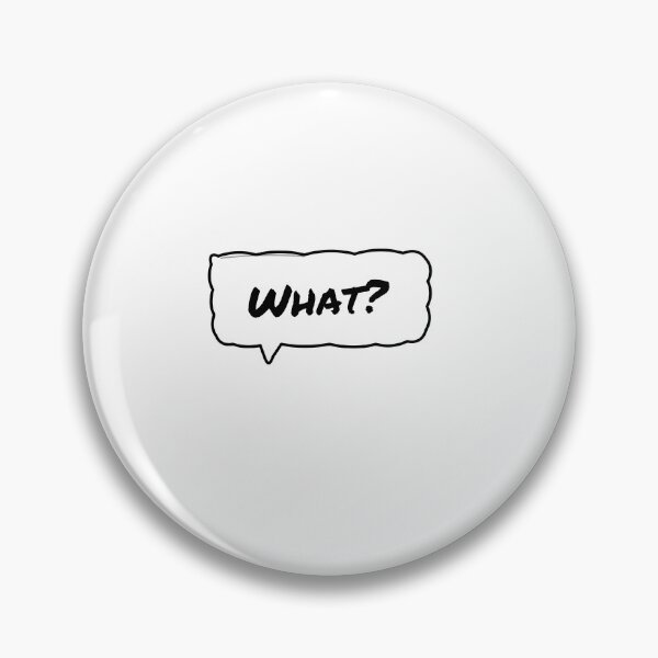 Item preview, Hand-Drawn "What?" Speech Bubble designed and sold by Jemmaya.