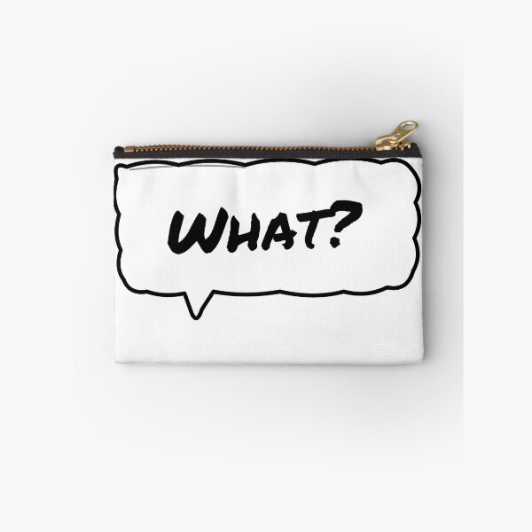 Item preview, Hand-Drawn "What?" Speech Bubble designed and sold by Jemmaya.