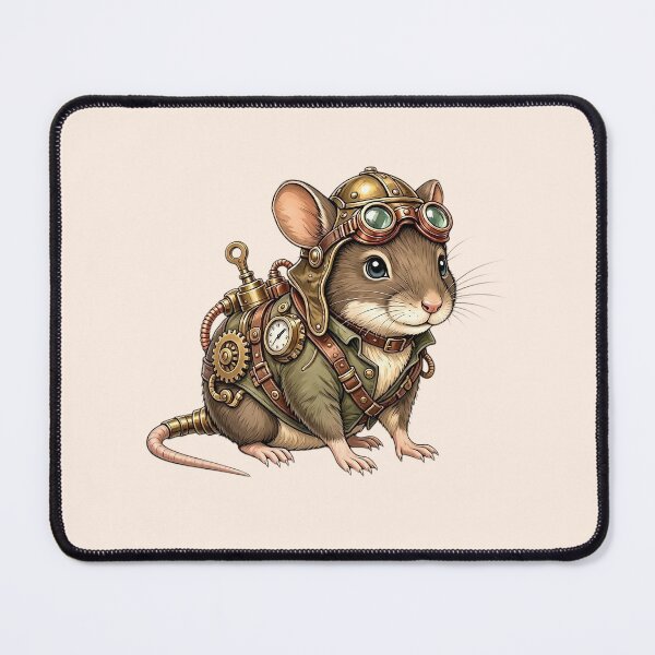 Item preview, Steampunk Mouse – Cute Mechanical Inventor designed and sold by SweetLilith.