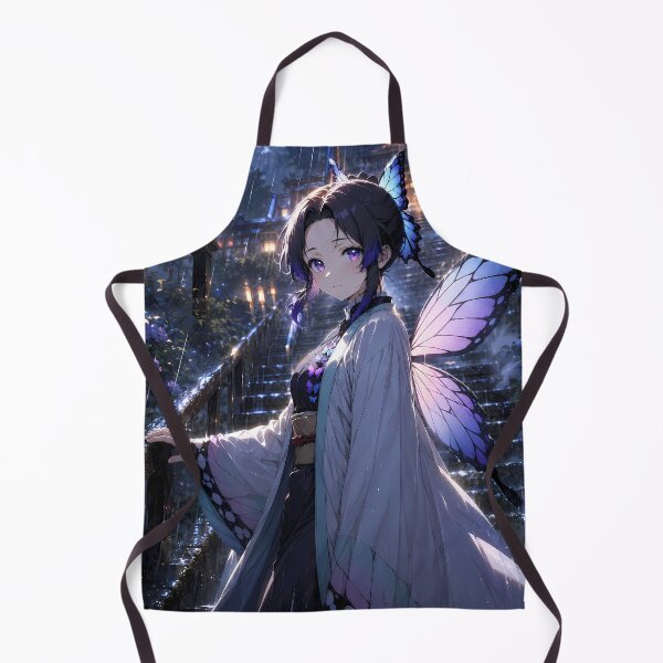 Item preview, Shinobu Kocho Demon Slayer Rainy Shrine Twilight designed and sold by SolenneAzur.