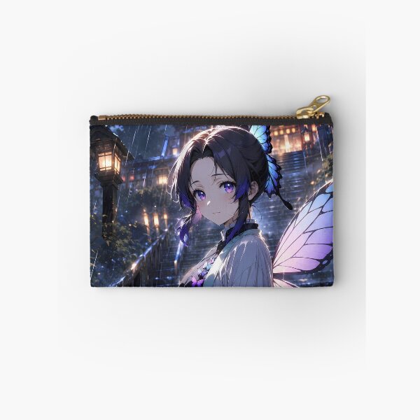 Item preview, Shinobu Kocho Demon Slayer Rainy Shrine Twilight designed and sold by SolenneAzur.