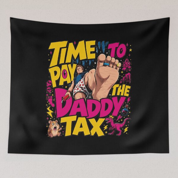 Item preview, Funny Daddy Tax Foot Dad Humor  designed and sold by Dekeyser36.