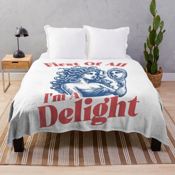 Item preview, First of All I'm A Delight Medusa Gorgon Sarcastic Humor designed and sold by Regainbara.