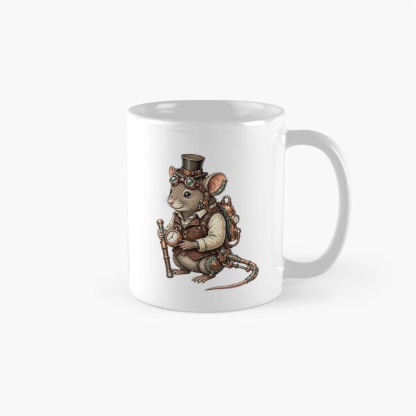 Artikelvorschau, Steampunk-Maus – Niedlicher mechanischer Erfinder entworfen und verkauft von SweetLilith.