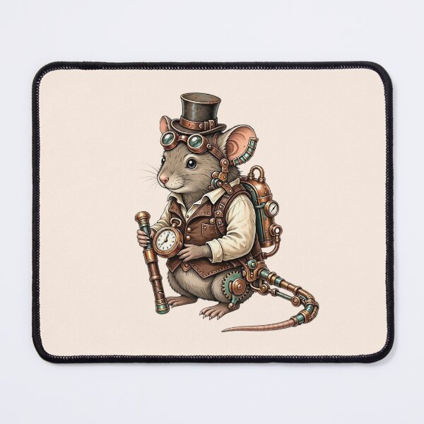 Item preview, Steampunk Mouse – Cute Mechanical Inventor designed and sold by SweetLilith.