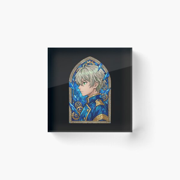 Item preview, Eugeo Sword Art Online Blue Crystal Stained Glass designed and sold by mildaclairmo.