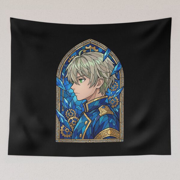 Item preview, Eugeo Sword Art Online Blue Crystal Stained Glass designed and sold by mildaclairmo.