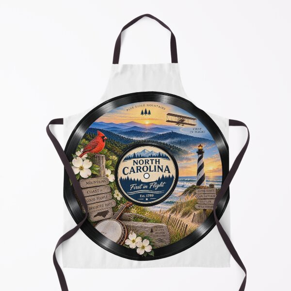 Item preview, North Carolina Vinyl Record designed and sold by Whimspired By Paxx.