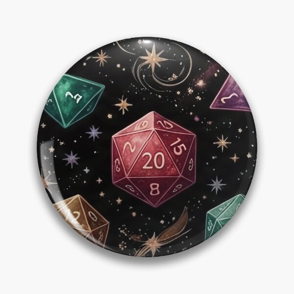 Item preview, Cosmic Polyhedral Dice Pattern designed and sold by SassyArtistry.