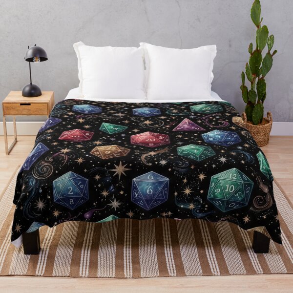 Item preview, Cosmic Polyhedral Dice Pattern designed and sold by SassyArtistry.