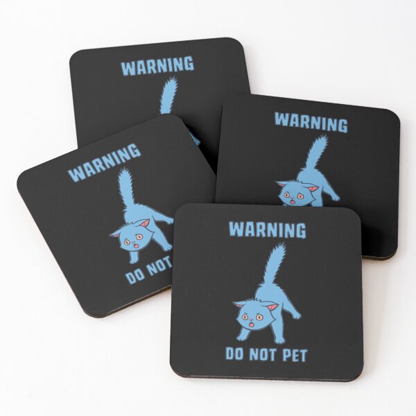 Item preview, Warning Do Not Pet Funny Cat designed and sold by Tobe Fonseca®.