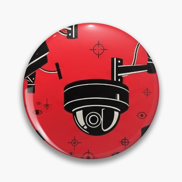 Item preview, Security Camera Surveillance Pattern designed and sold by SassyArtistry.