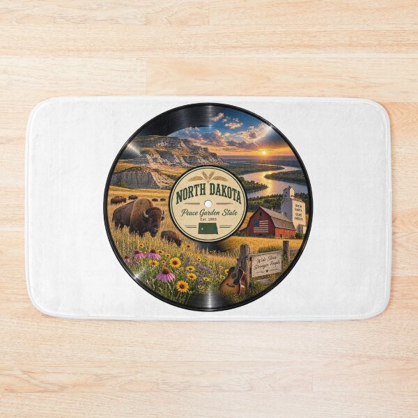 Item preview, North Dakota Vinyl Record designed and sold by Whimspired By Paxx.