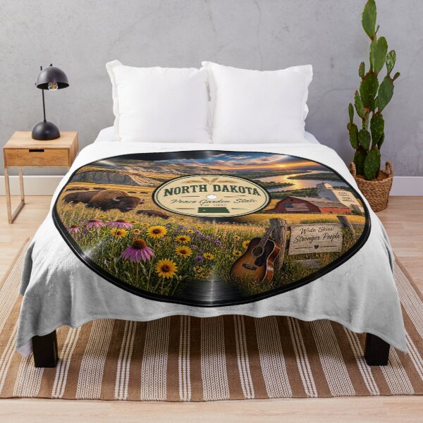 Item preview, North Dakota Vinyl Record designed and sold by Whimspired By Paxx.