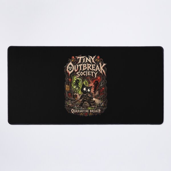Item preview, Tiny Society Quarantine Breach Cat Horror Art designed and sold by Dekeyser36.