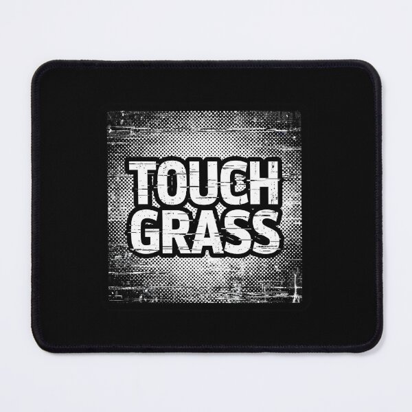 Item preview, Touch Grass Grunge Distressed Text designed and sold by PreeCha Art & Co..