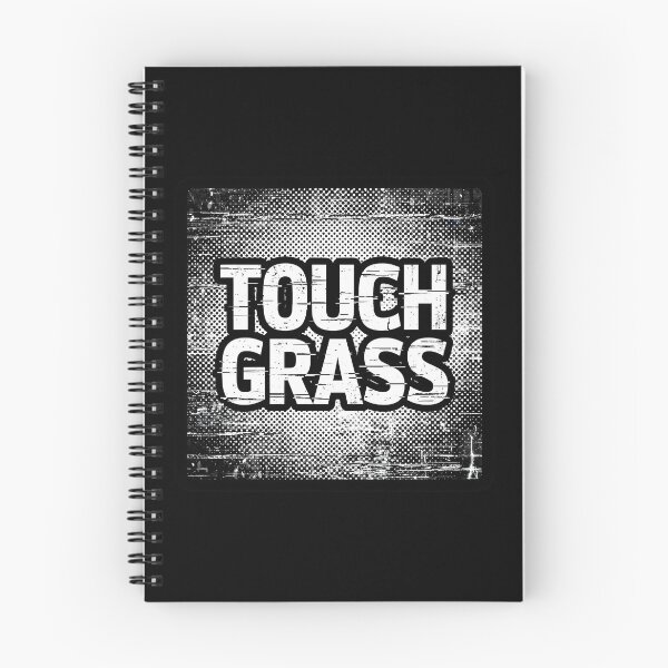 Item preview, Touch Grass Grunge Distressed Text designed and sold by PreeCha Art & Co..