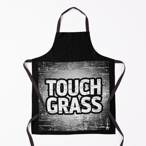 Item preview, Touch Grass Grunge Distressed Text designed and sold by PreeCha Art & Co..