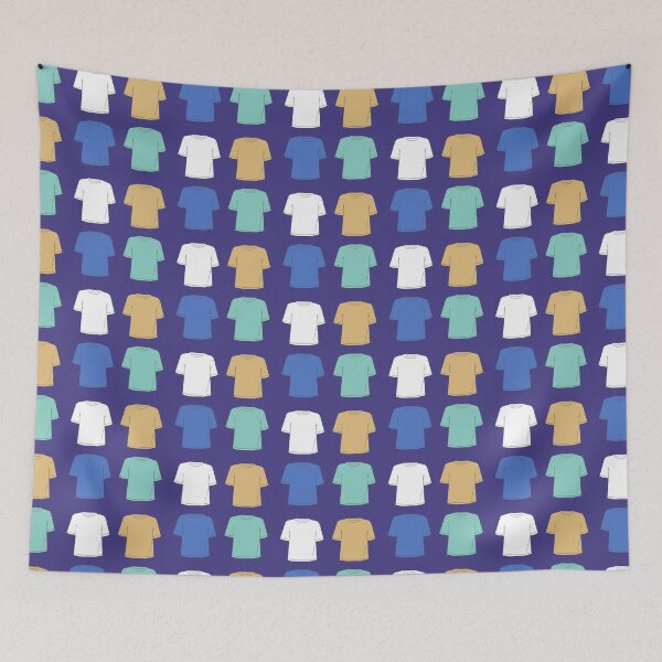 Item preview, Basic T-Shirt Set in White Beige Blue Mint Colors designed and sold by ubborn.