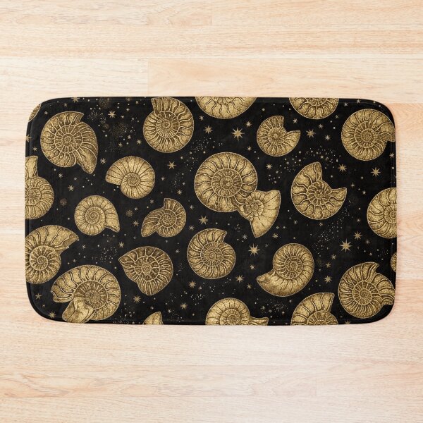 Item preview, Golden Ammonite Fossil Pattern designed and sold by SassyArtistry.