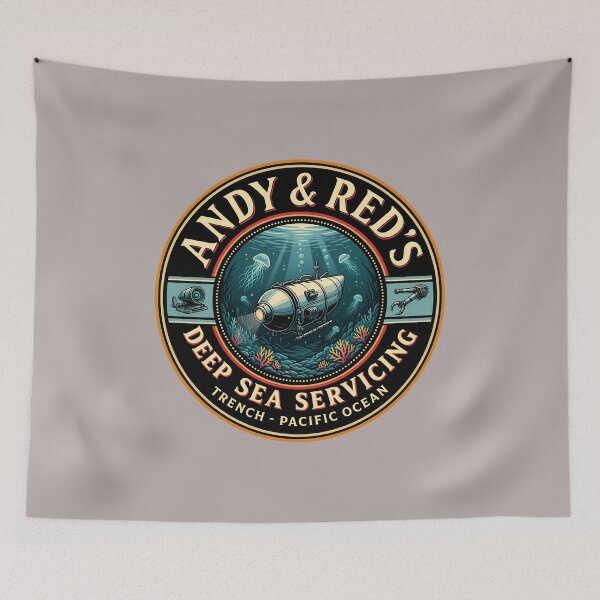 Item preview, Andy & Red's Boat Servicing Zihuanejo Logo-43 designed and sold by MarjaVolpert.