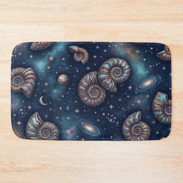 Item preview, Cosmic Ammonite Galaxy Pattern designed and sold by SassyArtistry.