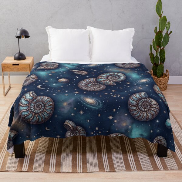 Item preview, Cosmic Ammonite Galaxy Pattern designed and sold by SassyArtistry.