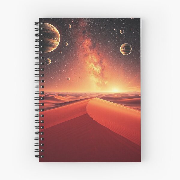 Item preview,  Dramatic Red Desert With Planetary Sunset Sky designed and sold by IntelliMindDesigns.