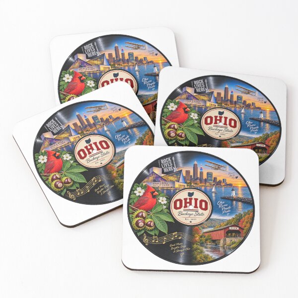 Item preview, Ohio Vinyl Record designed and sold by Whimspired By Paxx.