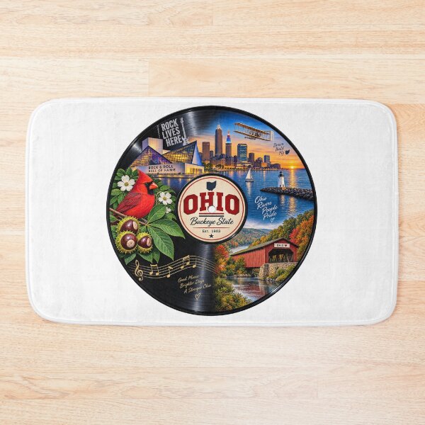 Item preview, Ohio Vinyl Record designed and sold by Whimspired By Paxx.