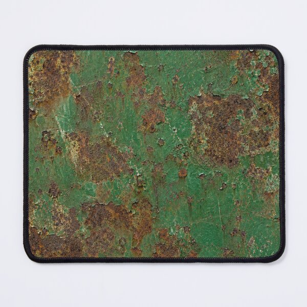 Item preview, Emerald Green Metal with Deep Brown Rust designed and sold by The Rust Lab.