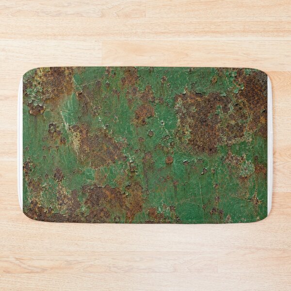 Item preview, Emerald Green Metal with Deep Brown Rust designed and sold by The Rust Lab.