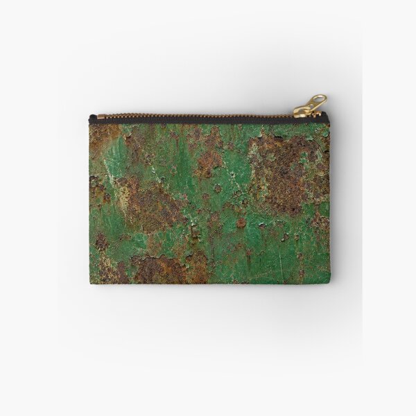 Item preview, Emerald Green Metal with Deep Brown Rust designed and sold by The Rust Lab.
