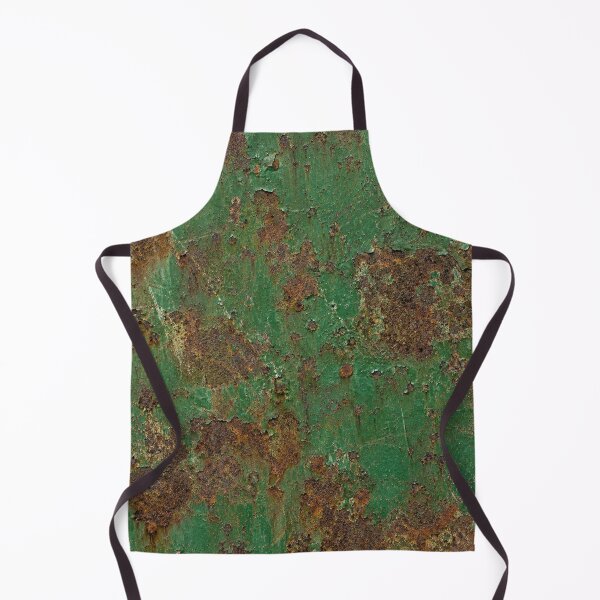 Item preview, Emerald Green Metal with Deep Brown Rust designed and sold by The Rust Lab.